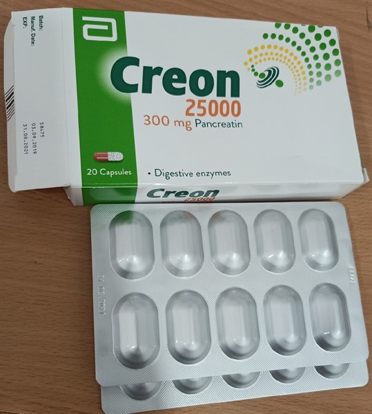Creon 25000 (Bổ sung men tụy) (H*2vỉ*10viên) - Germany