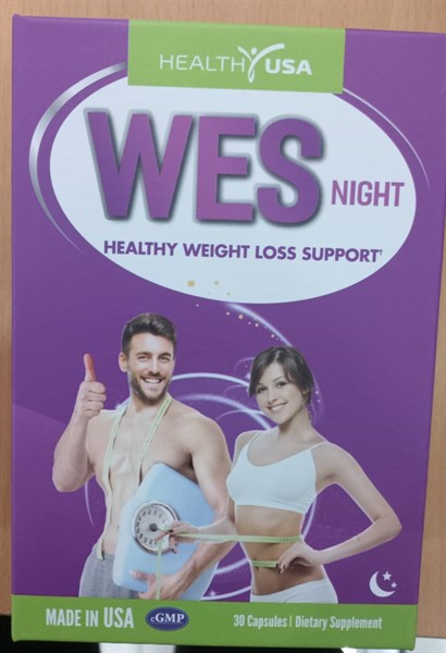 Wes night (Đốt mỡ, giảm cân khi ngủ) (Lọ*30viên) - Healthy USA