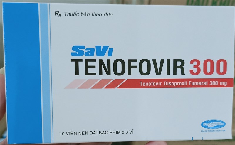 Tenofovir Savi 300mg (H*3vỉ*10viên) - Savipharm