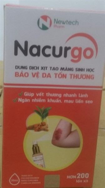 Nacurgo 30ml (Bảo vệ da tổn thương) - Đại Bắc