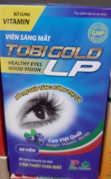 Viên sáng mắt TOBI GOLD - LP (Lọ*60viên) - Hà Tây 2