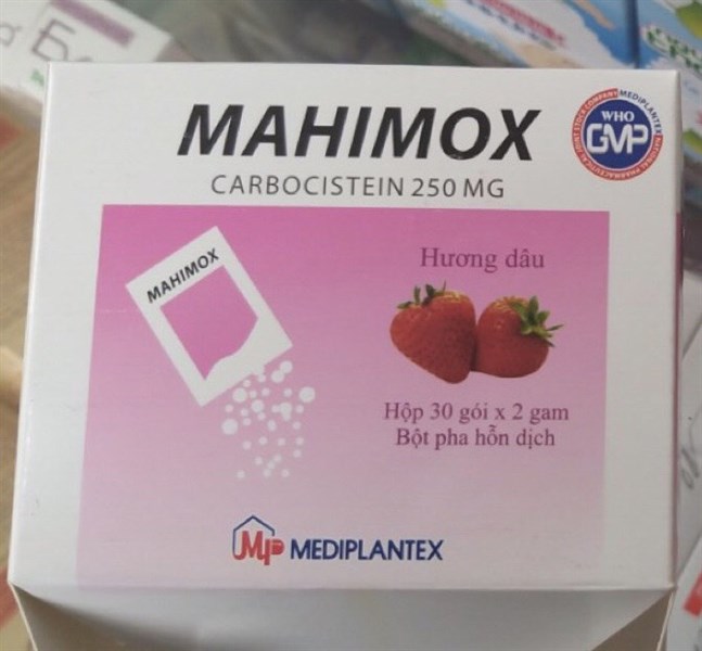 Mahimox (Carbocisteine 250mg) (H*30gói*2g) - Mediplantex
