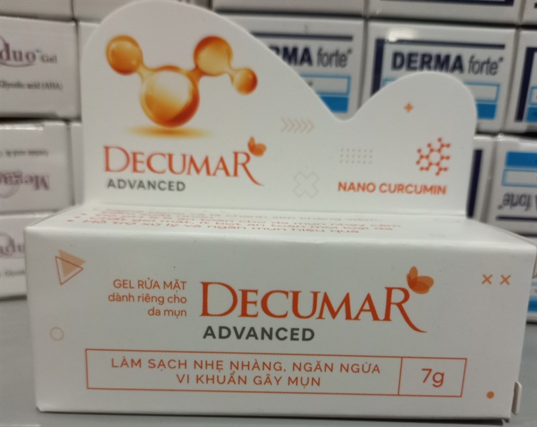 Decumar advanced 7g (Gel rửa mặt dành riêng cho da mụn ) - CVI