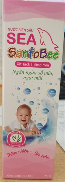 Nước biển sâu SEA Sanfobee 75ml (Dùng cho trẻ em) - Sanfordpharma