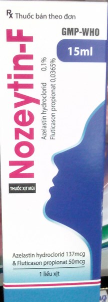 Thuốc xịt mũi Nozeytin - F 15ml - Meracin (Lọ)