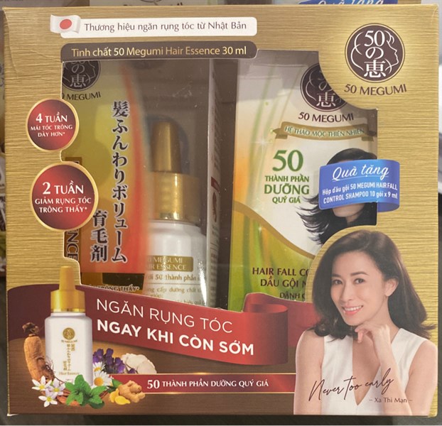 Bộ 3 bước dưỡng da đầu (Ngăn mỏng - ngừa rụng ngay từ sớm) (50 Megumi) - Rohto (Bộ)