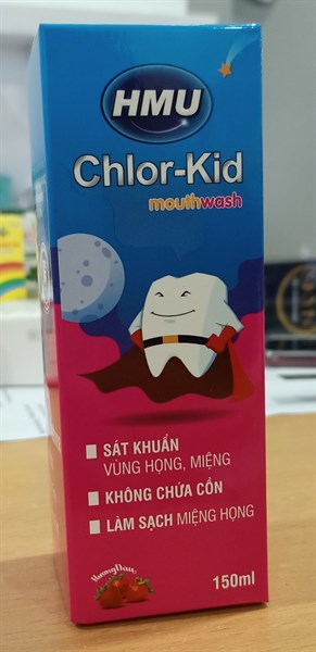 Nước súc miệng HMU Chlor - kid 150ml - Nguyễn Thiệu