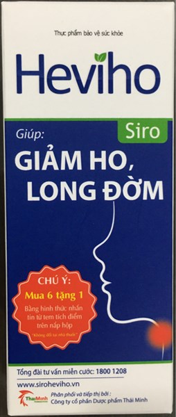 Heviho siro 100ml (Giúp giảm ho, long đờm) - Thái Minh