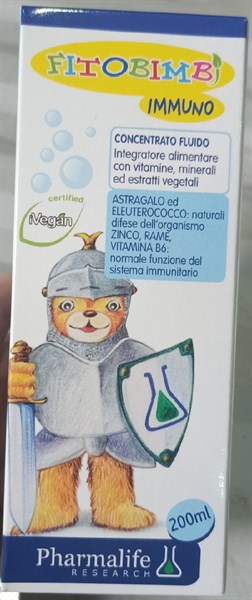 Fitobimbi Immuno 200ml (Giúp tăng cường miẽn dịch) - Italya