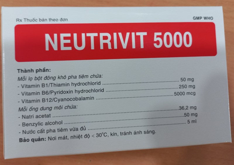 Neutrivit 5000 (H*4lọ + 4ống 5ml) - Bình Định