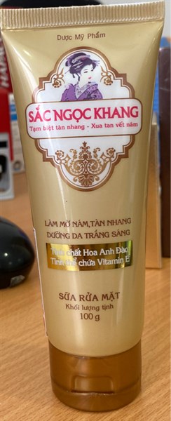 Sữa rửa mặt sắc ngọc khang 100g - HTP Pharma