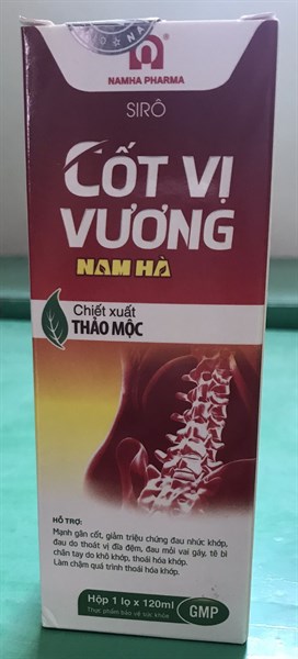 Cốt vị vương Nam Hà (K*60H*1lọ*120ml) - Nam Hà