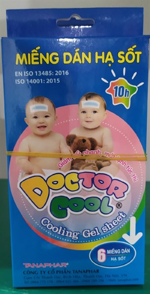 Doctor cool (Miếng dán lạnh) - (H*3túi*2miếng) - Tân á