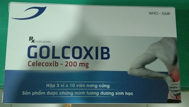 Golcoxib (Celecoxib 200mg) (H*3vỉ*10viên) - Sohaco