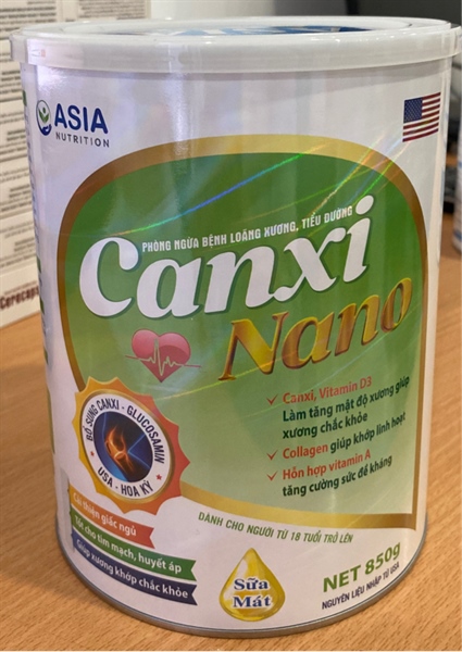 Sữa Nutri Canxi Nano 850g (Cho người từ 18 tuổi trở lên) - Asia 2