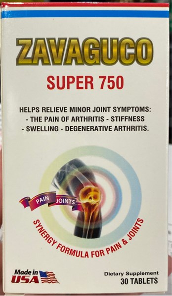 Zavaguco super 750 (Lọ*30viên) - Nam Thái Hoa