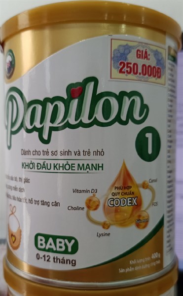 Papilon plus 1 (Phát triển não bộ - thị giác 0 - 12 tháng) 400g - Eneright