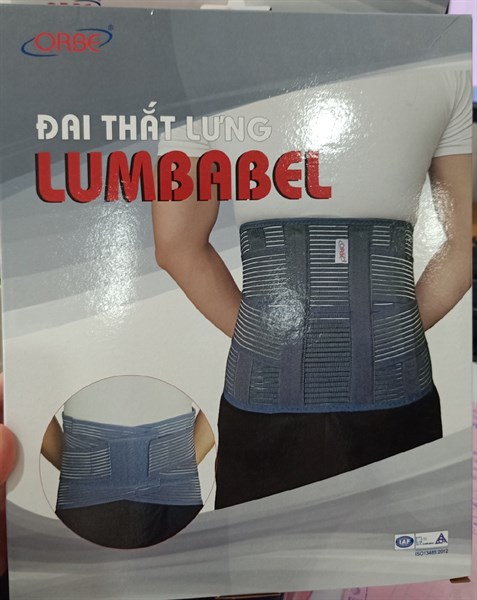 Đai thắt lưng Lumbabel cỡ M/L/XL - VTYT Hà Nội