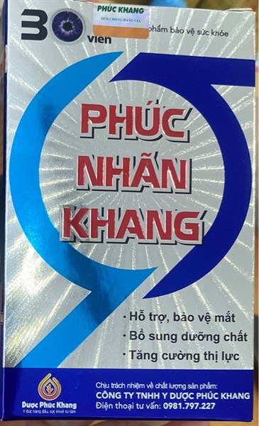 Viên bổ mắt Phúc nhãn khang (Lọ 30 viên) - Mediphar