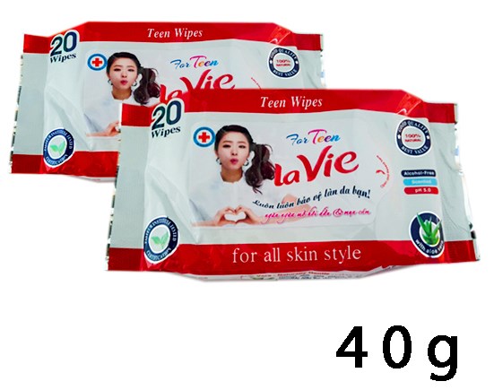 Khăn ướt 20 lá LAVIE-duoc-ban-tai-VẬT TƯ Y TẾ GIÁ TỐT
