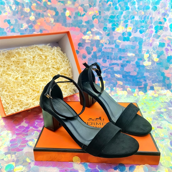 Giày Sandal Hera Quai Ngang Pha Lê GV