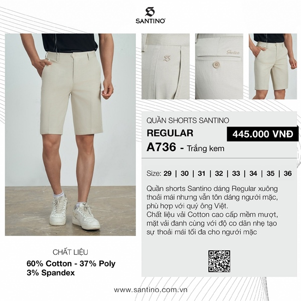 Quần short Santino A736(445)