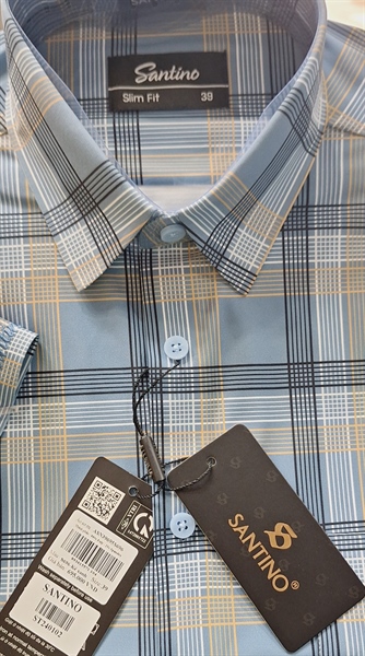 Áo sơ mi cộc tay Santino ASNS696(695)