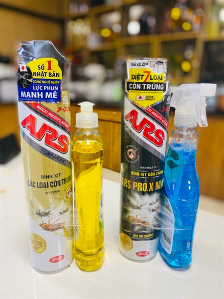 BÌNH XỊT CÁC LOẠI CON TRÙNG KO KÈM HÀNG TẶNG ARS MÀU NÂU 600ML