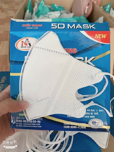 KHẨU TRANG FAMAPRO 5D MASK NAM ANH LỚN - THÙNG 100 HỘP _ 400k