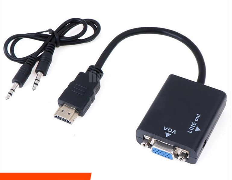 Cáp chuyển HDMI ra VGA - test