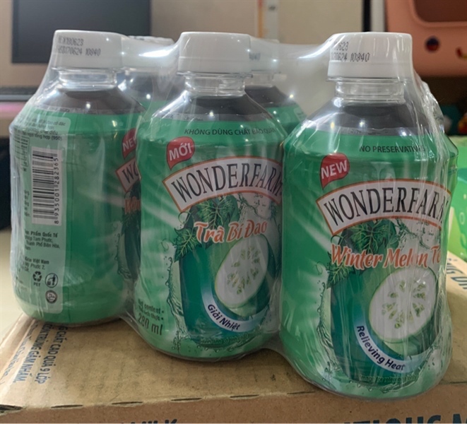 Trà Bí Đao WONDERFARM 440ml - THÙNG 24 CHAI _ 155k