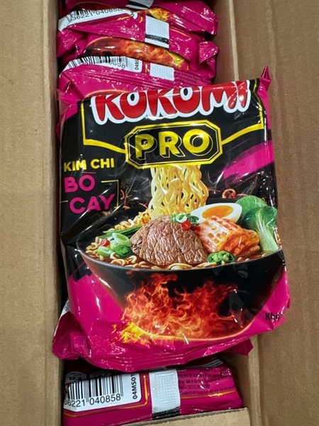 Mì Kokomi Pro Kim Chi Bò Cay 30G*75gr- SÉT 5_ 20k