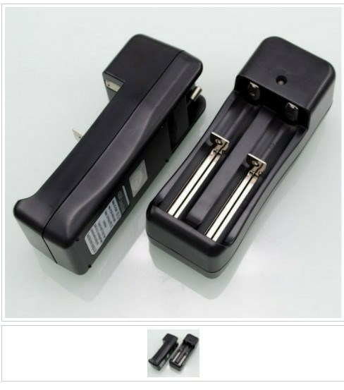 SẠC PIN ĐÔI LI-ON 18650 - NGUỒN 220V ( CÓ LÒ XO )