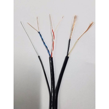 Cáp viễn thông 4 lõi kèm nguồn ( 6 )cường lực 300M