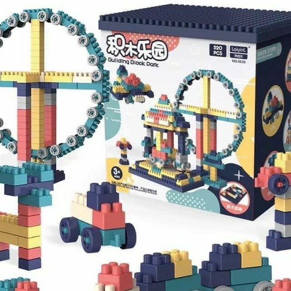 HỘP LEGO 520 CHI TIẾT KÍCH THÍCH PHÁT TRIỂN TRÍ THÔNG MINH, SÁNG TẠO CÙNG BÉ YÊU