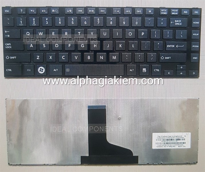 Keyboard Toshiba Satelite M845 C840 C840D C800 C800D C805 C805D C845 C845
