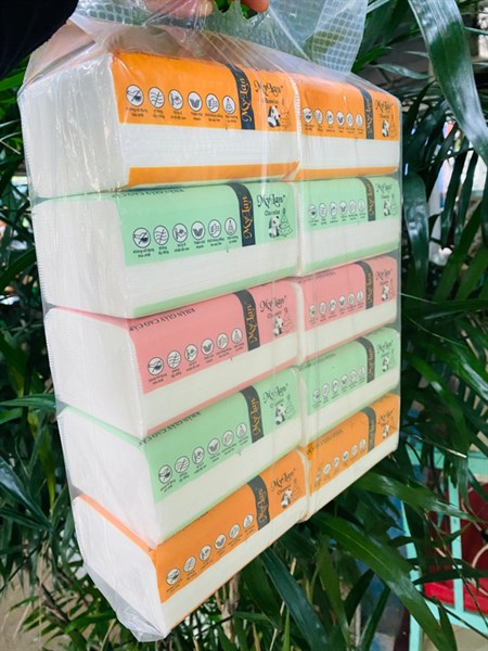 GIẤY RÚT GẤU TRÚC 100 TỜ X 3 LỚP - LẺ