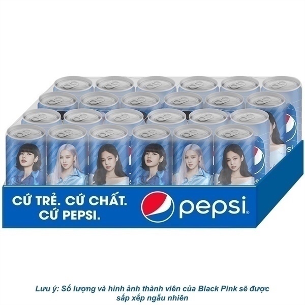 NƯỚC GIẢI KHÁT CÓ GAS PEPSI LON XUÂN TẾT 320ML th24- 172k