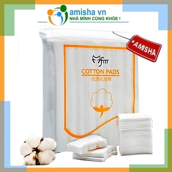 BÔNG TẨY TRANG 3 LỚP FM COTTON PADS MAGIC BEAUTY TÚI 222 MIẾNG MỀM MỊN KHÔNG GÂY KÍCH ỨNG DA