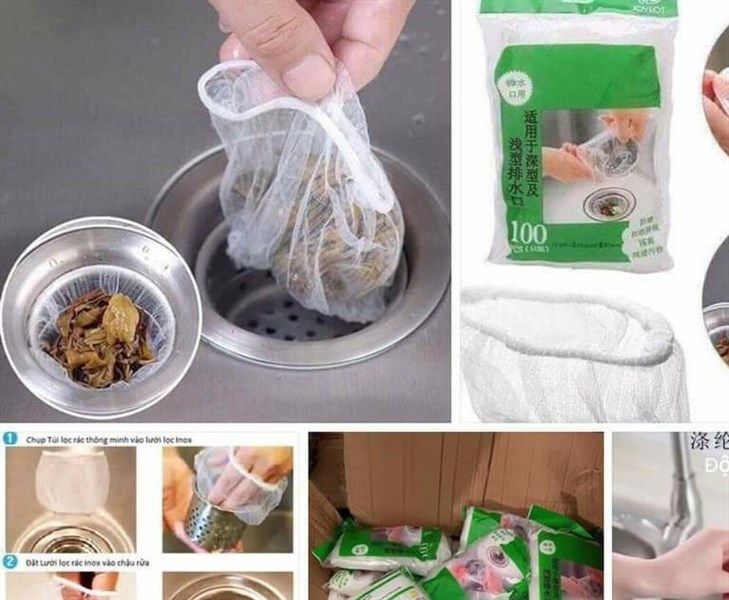 TÚI LỌC RÁC 100 CÁI/BỊCH _ L10_ 75k