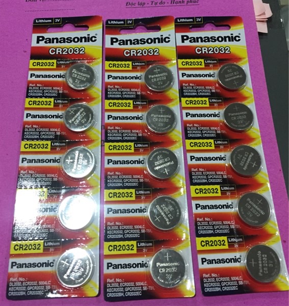 PIN PANASONIC CR2032 1Viên - LỐC 5V _ 80k