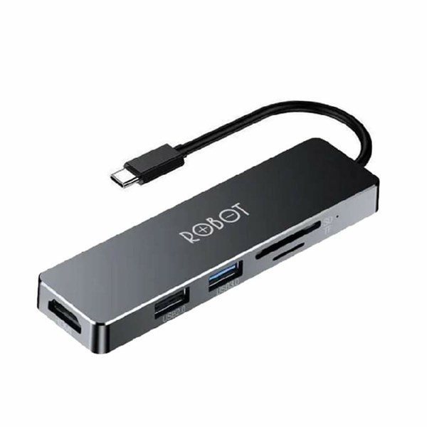 HUB TYPE-C 5IN 1 ROBOT HT240S