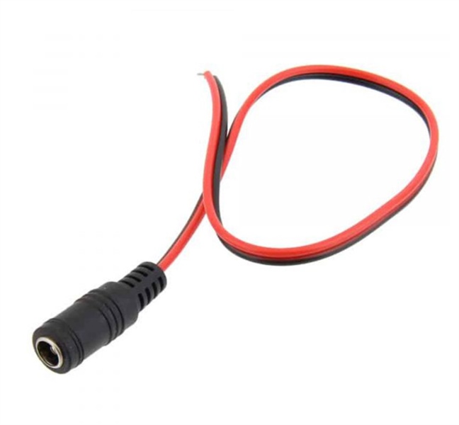 Đầu jack DC CÁI dây 20cm