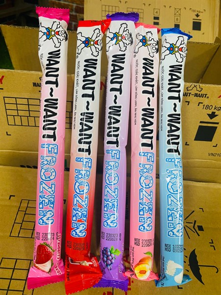 Nước Giải Khát Want Want Frozen Vị Dâu Cây 78ml