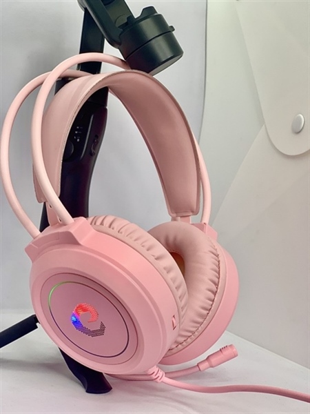 Tai nghe Aligato E-sport Hồng 7.1 USB - 01 tháng