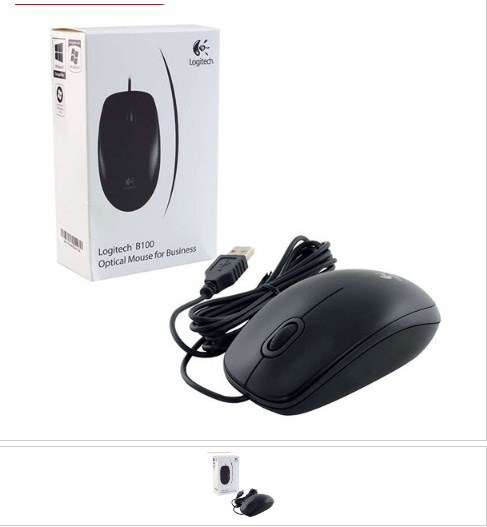 CHUỘT DÂY LOGITECH -B100 - bh 06 th