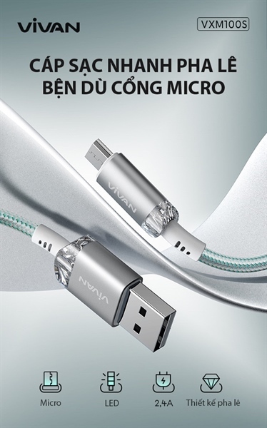 CÁP SẠC VIVAN MICRO VXM100S _Bh6th