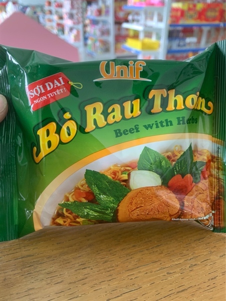 MÌ UNIF BÒ RAU THƠM_ SÉT 5 GÓI _17k
