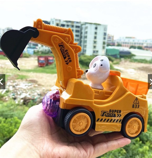 XE CHÚ CHÓ CẨU CÓ NHẠC VÀ ĐÈN