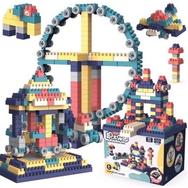 HỘP LEGO 520 CHI TIẾT KÍCH THÍCH PHÁT TRIỂN TRÍ THÔNG MINH, SÁNG TẠO CÙNG BÉ YÊU - Ảnh 1